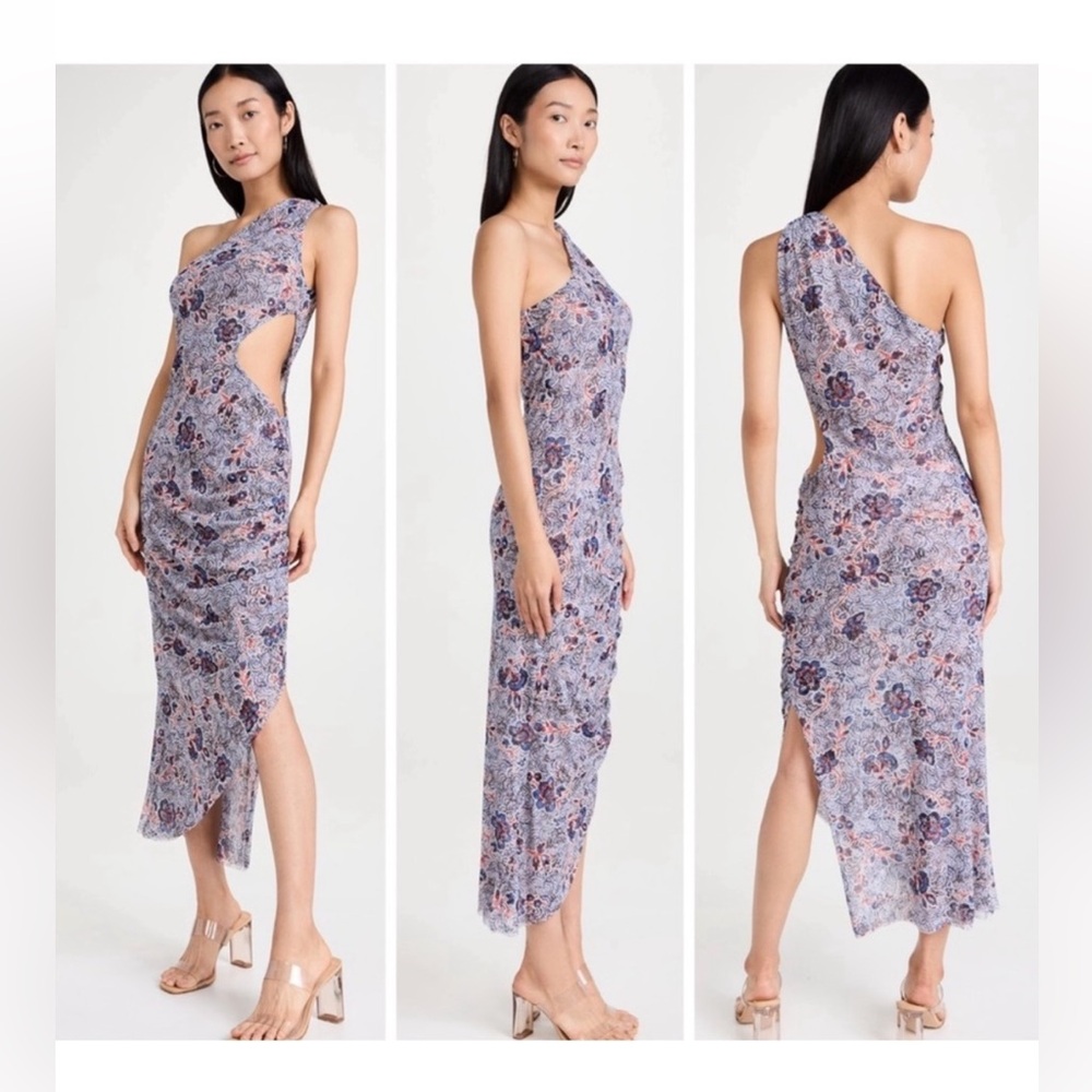 MISA Aries Dress in Feathered Floral size S NWT
